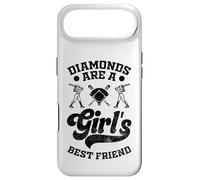 Custodia per iPhone Air Diamonds Are A Girl - Pallone da baseball da ragazza
