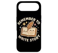 Custodia per iPhone Air Diario divertente con scritta in inglese "Remember to Write Story"