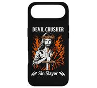 Custodia per iPhone Air Diavolo Crusher Sin Slayer Gesù Guerra Spirituale Cristiana