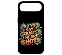 Custodia per iPhone Air Did You Say Squats I Heard Shots Gym Joke Fitness -