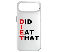 Custodia per iPhone Air Diet - Did I Eat That - Regalo dietetico - Slogan divertente per la dieta