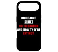 Custodia per iPhone Air Dinosaurs Didn't Go To Church & Now They're Extinct - Faith