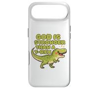 Custodia per iPhone Air Dio è più forte di un Trex Cute Dino Kids Christianity