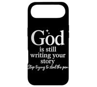 Custodia per iPhone Air Dio sta ancora scrivendo la tua storia Citazione cristiana Gesù