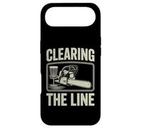 Custodia per iPhone Air Disco Golf Clearing The Line Chainsaw Disc Giocatore di golf