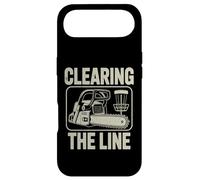 Custodia per iPhone Air Disco Golf Clearing The Line Chainsaw Disc Giocatore di golf