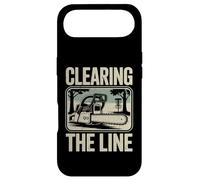 Custodia per iPhone Air Disco Golf Clearing The Line Chainsaw Disc Giocatore di golf