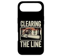 Custodia per iPhone Air Disco Golf Clearing The Line Chainsaw Disc Giocatore di golf