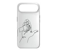 Custodia per iPhone Air Disegno a una linea: mani che raccontano storie