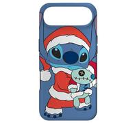 Custodia per iPhone Air Disney Santa Stitch and Scrump Holiday pervinca blu