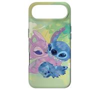 Custodia per iPhone Air Disney Stich e angelo trifoglio verde