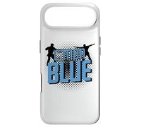 Custodia per iPhone Air Divertente arbitro da baseball con scritta "C'mon blue"