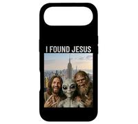 Custodia per iPhone Air Divertente Bigfoot Alien Gesù Rock On Hand Sign UFO Selfie