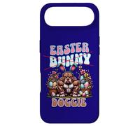 Custodia per iPhone Air Divertente cagnolino pasquale con orecchie da coniglio