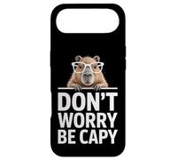 Custodia per iPhone Air Divertente Capybara dicendo Don't Worry Be Capy Cute