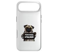 Custodia per iPhone Air Divertente carlino fan del proprietario del cane che cammina