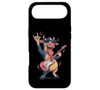Custodia per iPhone Air Divertente cartone animato mucca a dondolo chitarra stile vintage