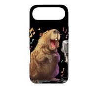 Custodia per iPhone Air Divertente costume da capibara per gli amanti del karaoke