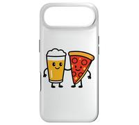 Custodia per iPhone Air Divertente design con scritta "Best Friends" con birra e pizza, per uomini, donne, papà, mamma