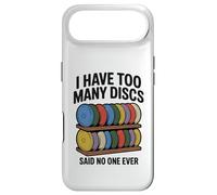 Custodia per iPhone Air Divertente disco da golf per uomo e donna I have too many disc