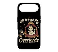 Custodia per iPhone Air Divertente gatto maggiordomo nutrire i padroni felini
