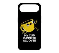 Custodia per iPhone Air Divertente gioco di parole biblico My Cup Runneth All Over