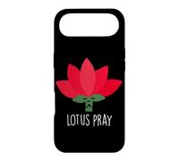 Custodia per iPhone Air Divertente gioco di parole con fiori Lotus Pray