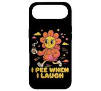 Custodia per iPhone Air Divertente girasole retrò che faccio pipì quando rido Amante