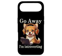 Custodia per iPhone Air Divertente Golden Retriever Corgi Go Away I'm Introverting Dog