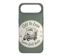 Custodia per iPhone Air Divertente golf cart golfista Fore Fun alcune palline da golf