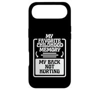 Custodia per iPhone Air Divertente Il mio ricordo d'infanzia preferito: la schiena