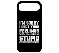 Custodia per iPhone Air Divertente I'm Sory I Hurt Your Feelings When I Callled You Stupid