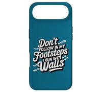 Custodia per iPhone Air Divertente imbarazzante non seguire le mie orme corro nei muri