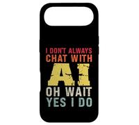 Custodia per iPhone Air Divertente Intelligenza Artificiale Retro Vintage Chatbot Design
