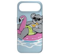 Custodia per iPhone Air Divertente Koala Pool Float Flamingo Summer Party