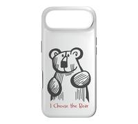 Custodia per iPhone Air Divertente orsetto con scritta "I Choose the Bear"