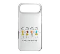 Custodia per iPhone Air Divertente pazzo sorelle design, quattro sorelle 4 sorelle