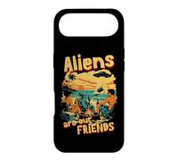 Custodia per iPhone Air Divertente piattino da spiaggia extraterrestre UFO Aliens Our Friends