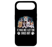 Custodia per iPhone Air Divertente regalo per gli amanti dei cani, con scritta in inglese "It was Me I let the Dogs Out"