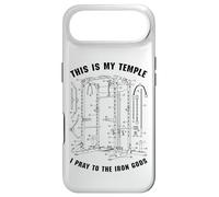 Custodia per iPhone Air Divertente sollevatore di diagramma del rack di potere degli dei di preghiera del tempio della palestra