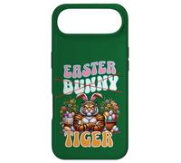 Custodia per iPhone Air Divertente tigre pasquale con orecchie da coniglio Pasqua