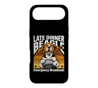 Custodia per iPhone Air Divertente trasmissione di emergenza Beagle a cena tardiva