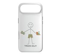 Custodia per iPhone Air Divertente treno da uomo Guy Boy Model Railroad Appassionato