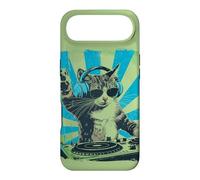 Custodia per iPhone Air DJ Cat Disco Funny Sound Tech Headphone Techno Music