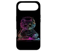 Custodia per iPhone Air DJ Cat EDM Techno House Musica divertente amante dei gatti