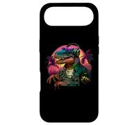 Custodia per iPhone Air Dj Dinosaur Cuffie Design Grafico per gli appassionati di musica Dino