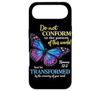 Custodia per iPhone Air Do Not Conform Romans 12:2 Christian Butterfly Dio Adorazione