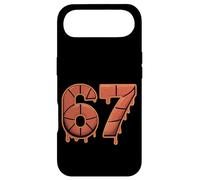 Custodia per iPhone Air Do The Math 67 - Cartamodello per Halloween, motivo: pallacanestro