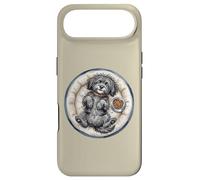 Custodia per iPhone Air Dolce cane puli che si rilassa con cuccia per cani e cibo durante il sonno