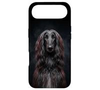 Custodia per iPhone Air dolce elegante nero afghano cane ironia levriero